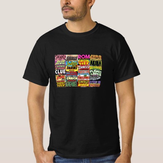 コミックブックカバー Tシャツ (正面)