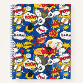 コミックブックパターンノート ノートブック (正面)