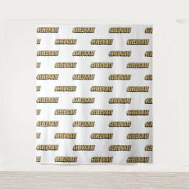 コミックブック セレブレート パターン ホワイト フォト バックドロップ タペストリー