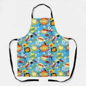 コミックブック ポップアート エプロン (正面)