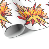 コミックブック ポップアート KA-POW ラッピングペーパー (ロールコーナー)