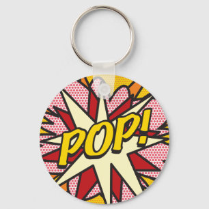 コミックブック ポップアート POP! キーホルダー