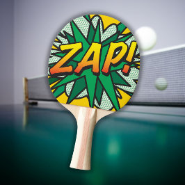 コミックブック ポップアート ZAP モダン おもしろグッズ 卓球ラケット