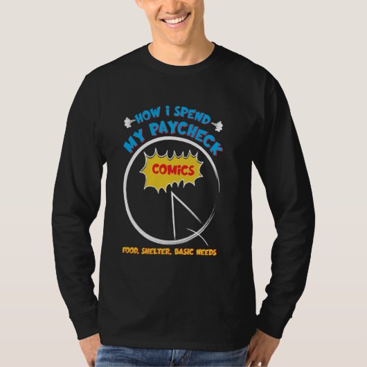 コミックブック Tシャツ (正面)