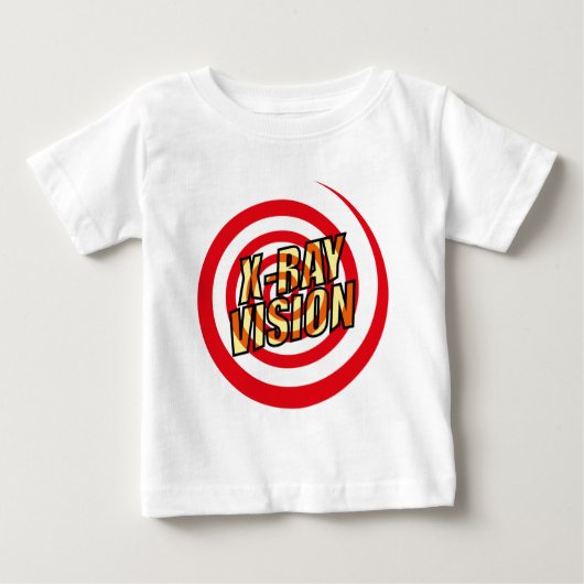 コミックブックX-RAY VISION ベビーTシャツ (正面)
