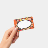 コミックポップアートのスピーチバブル バッジ (手持ち)