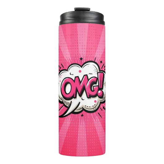 コミックポップアートOMG! タンブラー (正面)