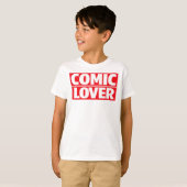 コミックラバー ボールドデザイン Tシャツ (正面フル)