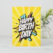 コミックレトロお誕生日おめでとう! 招待状 (スタンド正面)