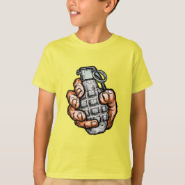 コミック風の手榴弾 Tシャツ