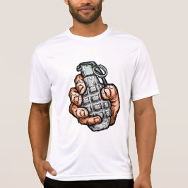 コミック風の手榴弾 Tシャツ
