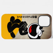 コミック・キャラクターの猫 | iPhoneケース (裏面横)
