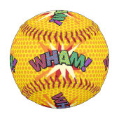 コミック・ブック・ポップアート WHAM! 野球ボール (裏面)