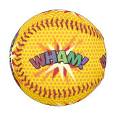 コミック・ブック・ポップアート WHAM! 野球ボール (正面左)