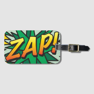 コミック・ブック・ポップアート ZAP! オリジナル ラゲッジタグ