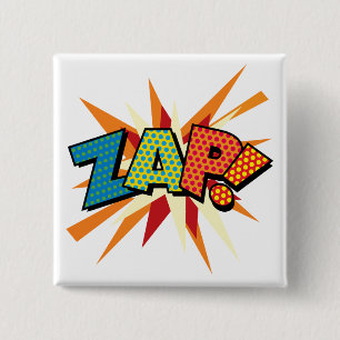 コミック・ブック・ポップアート ZAP! 缶バッジ