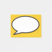 コミック・ポップアートの吹き出し ポストイット (正面)