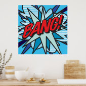 コミック・ポップアート BANG ポスター (キッチン)