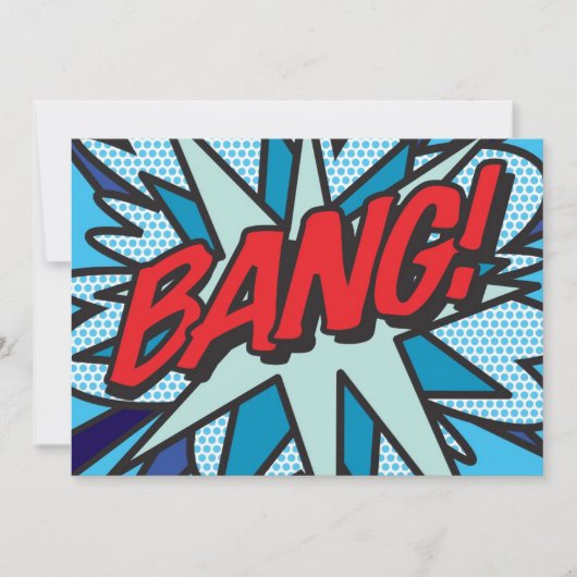 コミック・ポップアート BANG! 招待状 (正面)