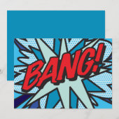 コミック・ポップアート BANG! 招待状 (正面/裏面)