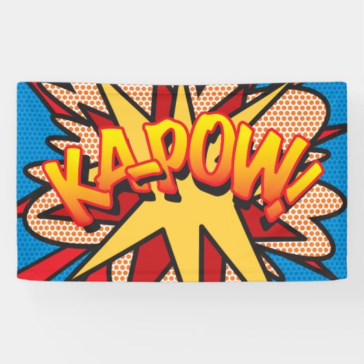 コミック・ポップアート KA-POW! 横断幕 (横)