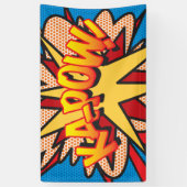 コミック・ポップアート KA-POW! 横断幕 (縦)