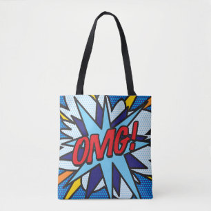 コミック・ポップアート・OMG! トートバッグ