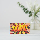 コミック・ポップアート・POW! 名刺 (スタンド正面)