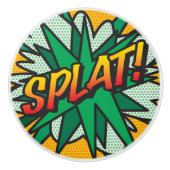コミック・ポップアート SPLAT セラミックノブ (正面)
