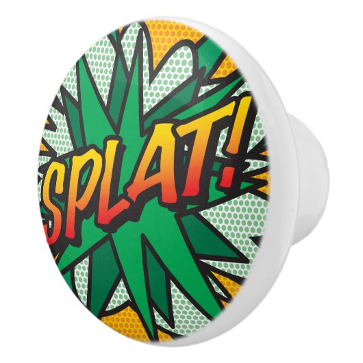 コミック・ポップアート SPLAT セラミックノブ (右)