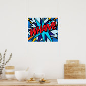 コミック・ポップアート WHAM ポスター (キッチン)