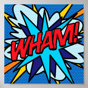 コミック・ポップアート WHAM ポスター