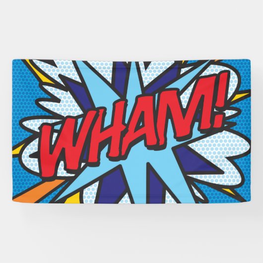 コミック・ポップアート WHAM! 横断幕 (横)