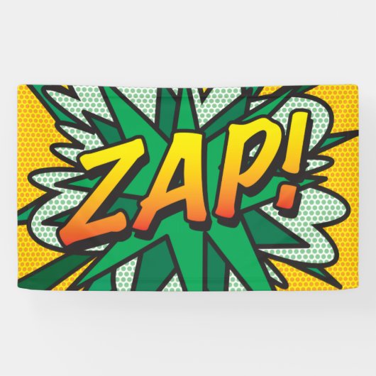 コミック・ポップアート ZAP! 横断幕 (横)