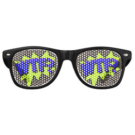 コミック ポップ アート 青 緑 WTF 小説 ユーモア 笑 レトロサングラス