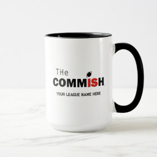 コミッシュコーヒーカップマグカップカスタムリーグ名を追加 マグカップ
