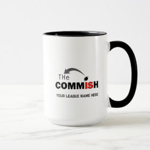 コミッシュコーヒーカップマグカップカスタムリーグ名を追加 マグカップ