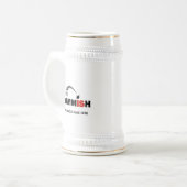 コミッシュスタインファンタジーカスタムサッカー名の追加 ビールジョッキ (正面左)