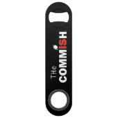 コミッシュボトルオープナー1.5"w x 7"l x .125"h スピード栓抜き (裏面)