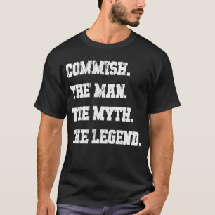 コミッシュマンザ神話レジェンドサッカーPファンタジー Tシャツ