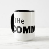 コミッシュ・コーヒー・マグカップのロ包まれたゴ マグカップ (正面左)