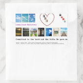 コミットおよびブック 長方形シール (バッグ)