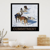 コミットスレッド犬ポスター ポスター (キッチン)