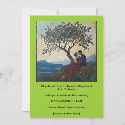 コミットメントのキャノピーをチャートユース招待状 招待状 (正面)