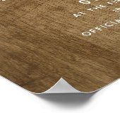 コミットメントBoho FairyLights結婚の証明書 ポスター (角)