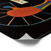 コミュナウテ、カンディンスキーのカラフル作品。 ポスター (角)