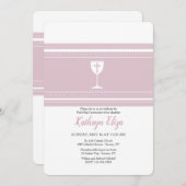 コミュニオンカップピンク 招待状 (正面/裏面)