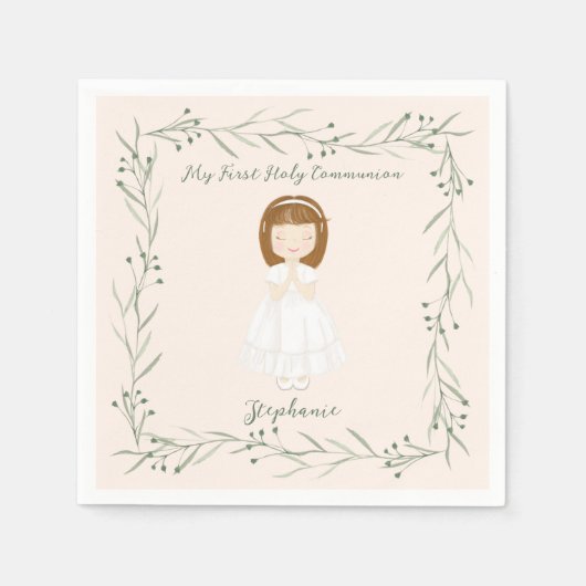 コミュニオンガール祈ズ スタンダードカクテルナプキン (正面)