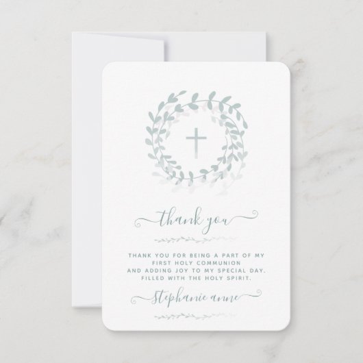 コミュニオンセージリース&クロス 招待状 (正面)