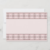 コミュニオンデイピンク招待状 招待状 (裏面)